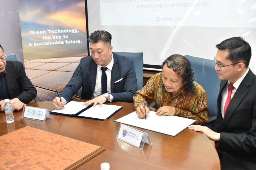 Collaboration with Universiti Malaya Academics yields a groundbreaking nanocoating for Photovoltaic (PV) Panels