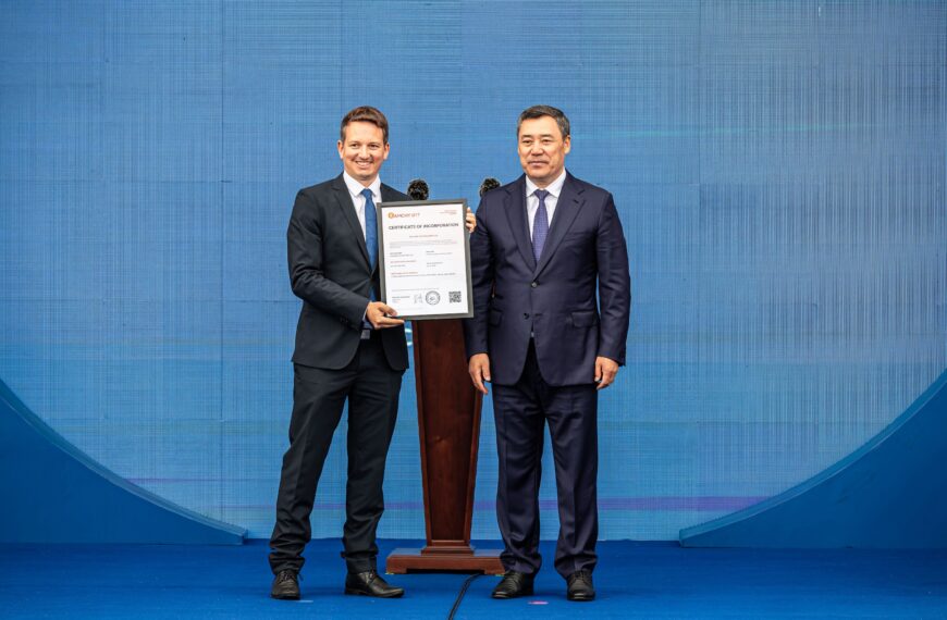 Tamchy Special Financial Investment Territory on Issyk-Kul Launched in Kyrgyzstan