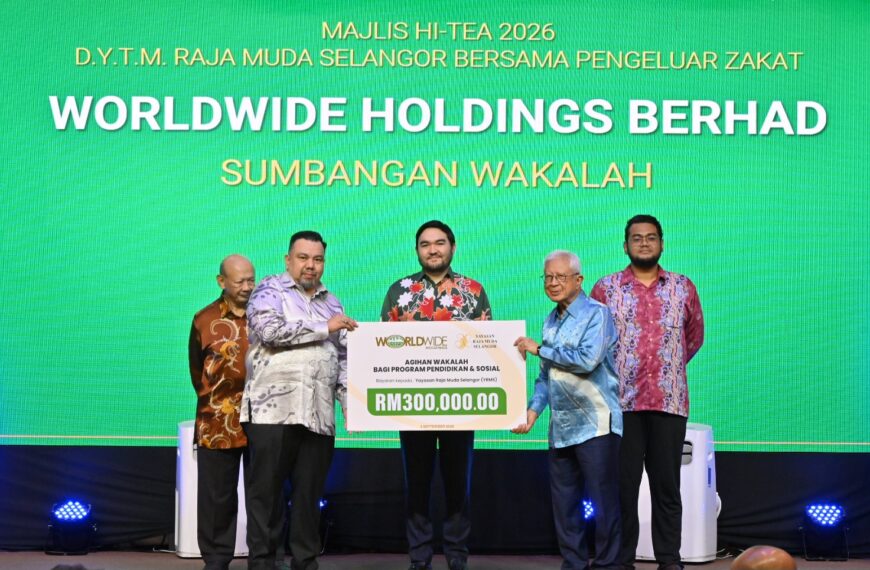 Worldwide Holdings Continues Long-Standing Partnership With Yayasan Raja Muda Selangor